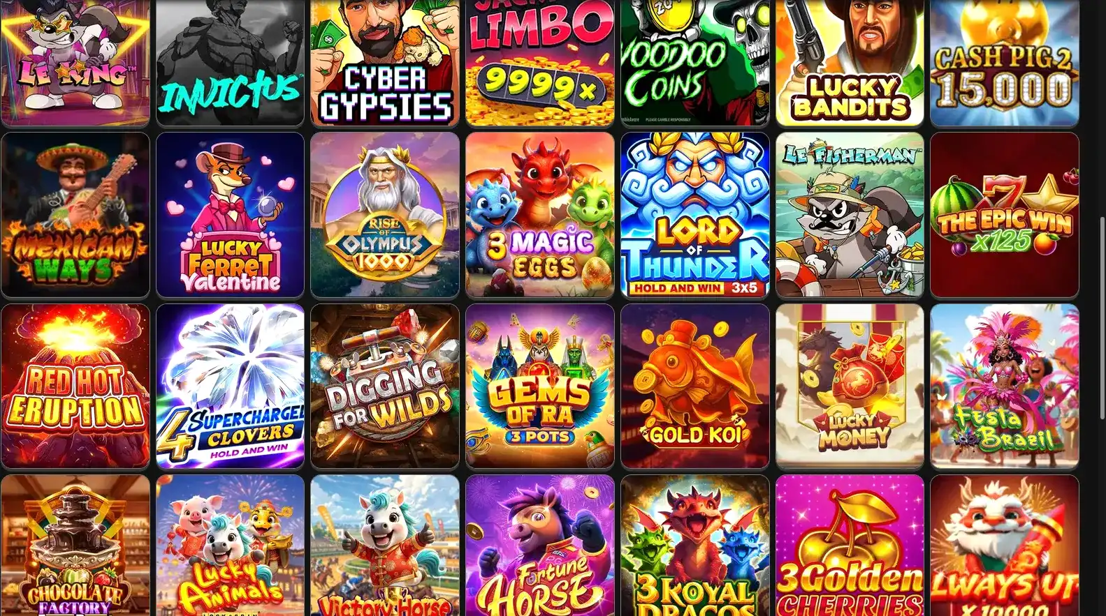 Каталог слотов Vovan casino